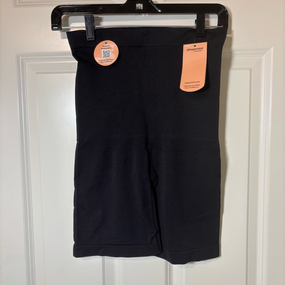 NWT Shapermint Essentials High Waisted Shorts Black Women’s 3XL
